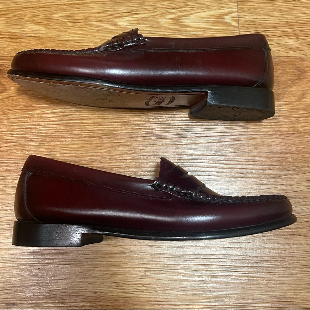 Ladies G.H. Bass Whitney Weejuns Penny Loafer, Dark Leather, Size 7 M - Picture 3 of 8